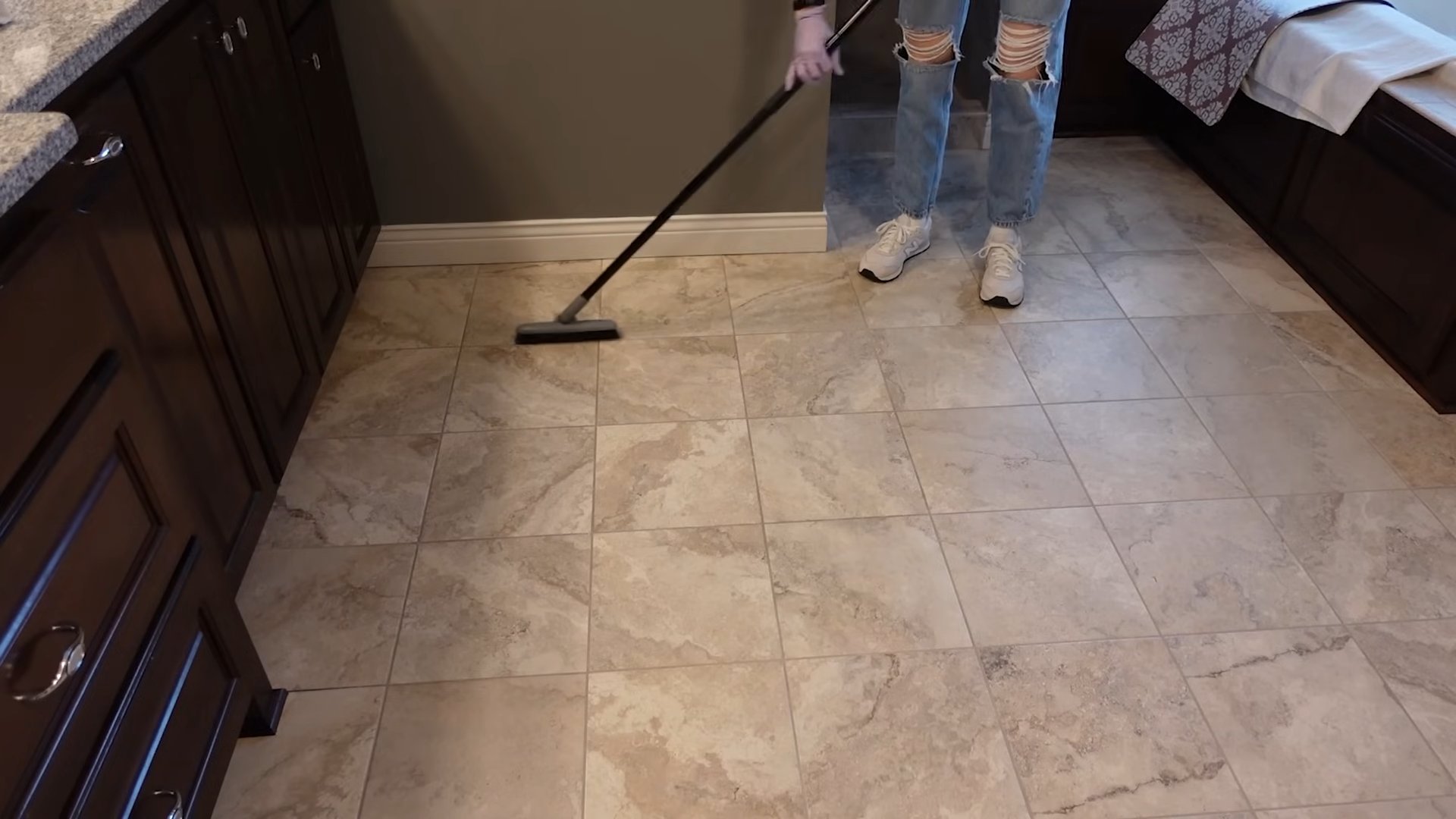 Peroxide Grout Cleaning Hack